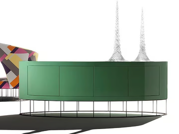 PORTO SICURO - Sideboard with doors by ERBA ITALIA - view 2